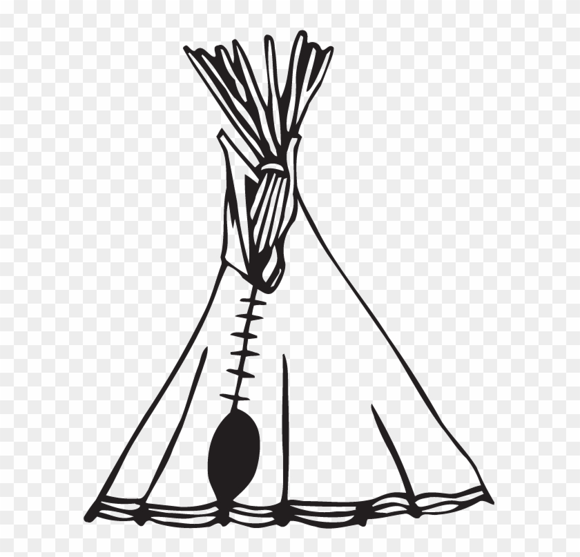 Vector Free Wall Decal Bumper Sticker Tipi Transprent - Teepee Decals #1386447