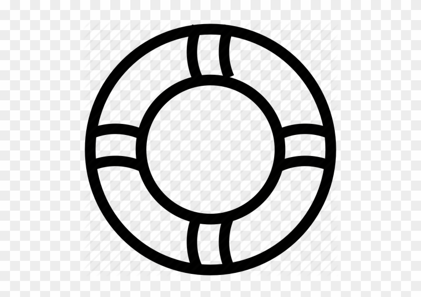 Native American Symbol Happiness Clipart Native Americans - Life Buoy Outline #1386452