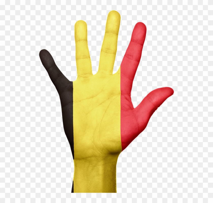 Sign Flag Clipart Hand - Gambar Bendera Belgia Unik #1386479