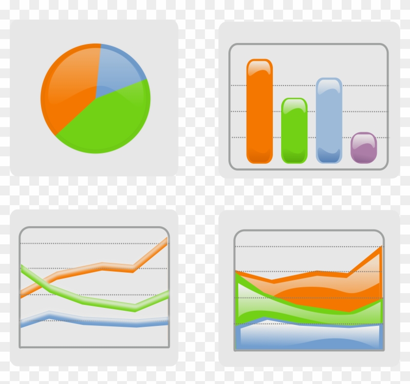 Big Image - Charts And Graphs Clipart #1386759