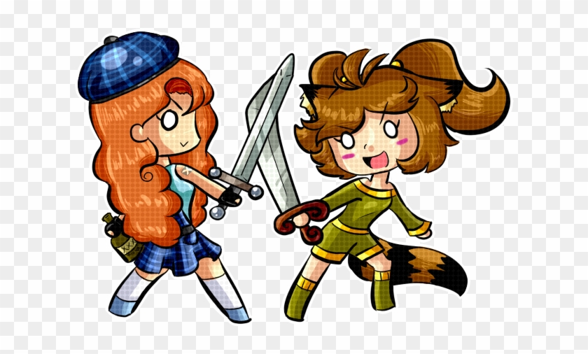 Chibi Of Swords By Rumay Chian On - Chibi Sword Fight #1386784