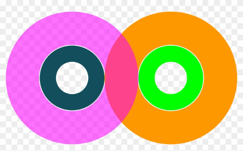 Compact Disc Logo Brand Wheel Roc A Fella Records - Black Circle With White Circle Inside #1386825