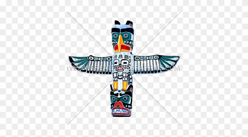 Totem Pole Production Ready Artwork For T Shirt Printing - Totem Pole No Background #1386828