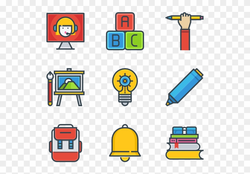 Picture Transparent Download Icons Free School - Picture Transparent Download Icons Free School #1386845