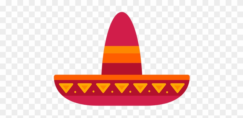 Flat Hat Transparent Svg - Sombrero De Mexicano Svg #1386869