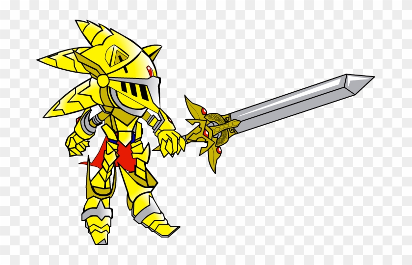 Excalibur Drawing Sonic - Imagenes De Sonic Excalibur #1386876