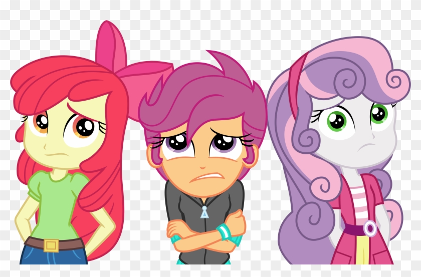 Sketchmcreations, Crossed Arms, Cutie Mark Crusaders, - My Little Pony Equestria Girls Happily Ever #1386971