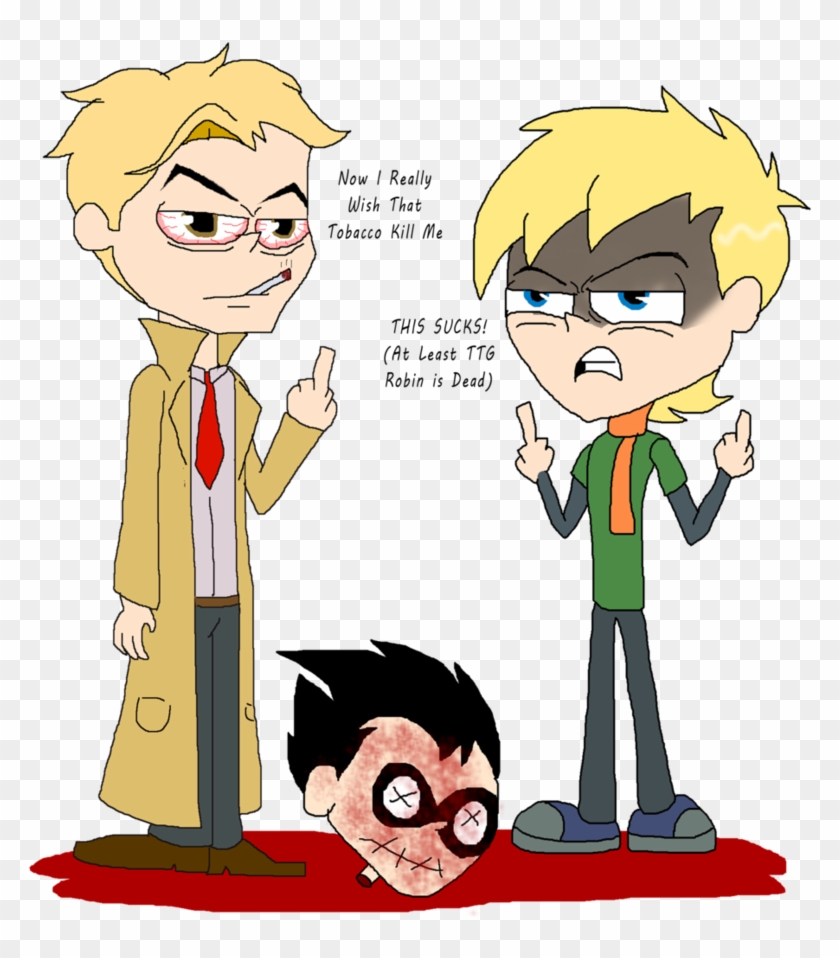 Vervian And Constantine In Teen Titans Go I Regret - John Constantine #1387022