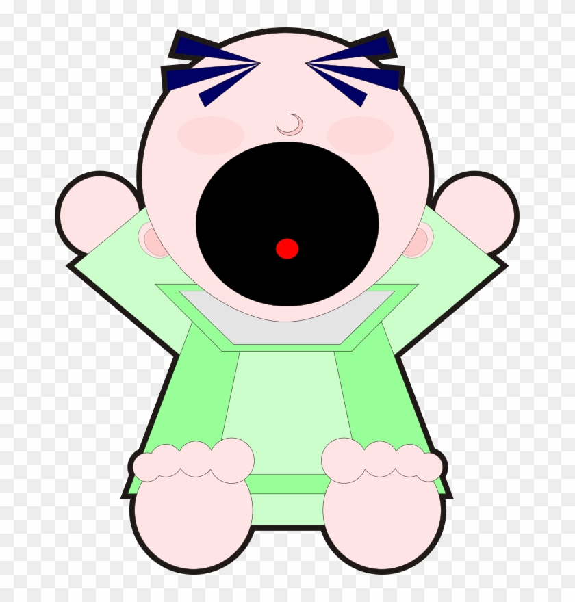 Infant Smile Nose Human Behavior Cartoon - Infant #1387035