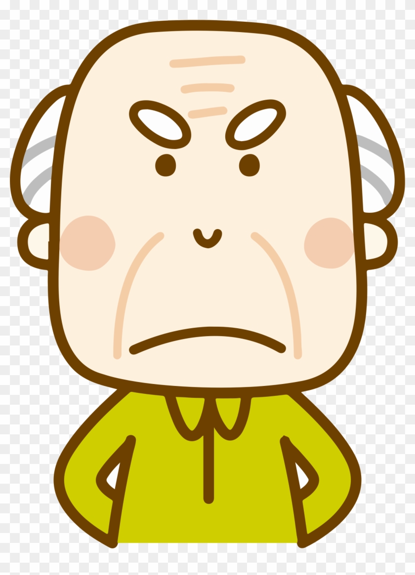 Big Image - Happy Old Man Clipart #1387039