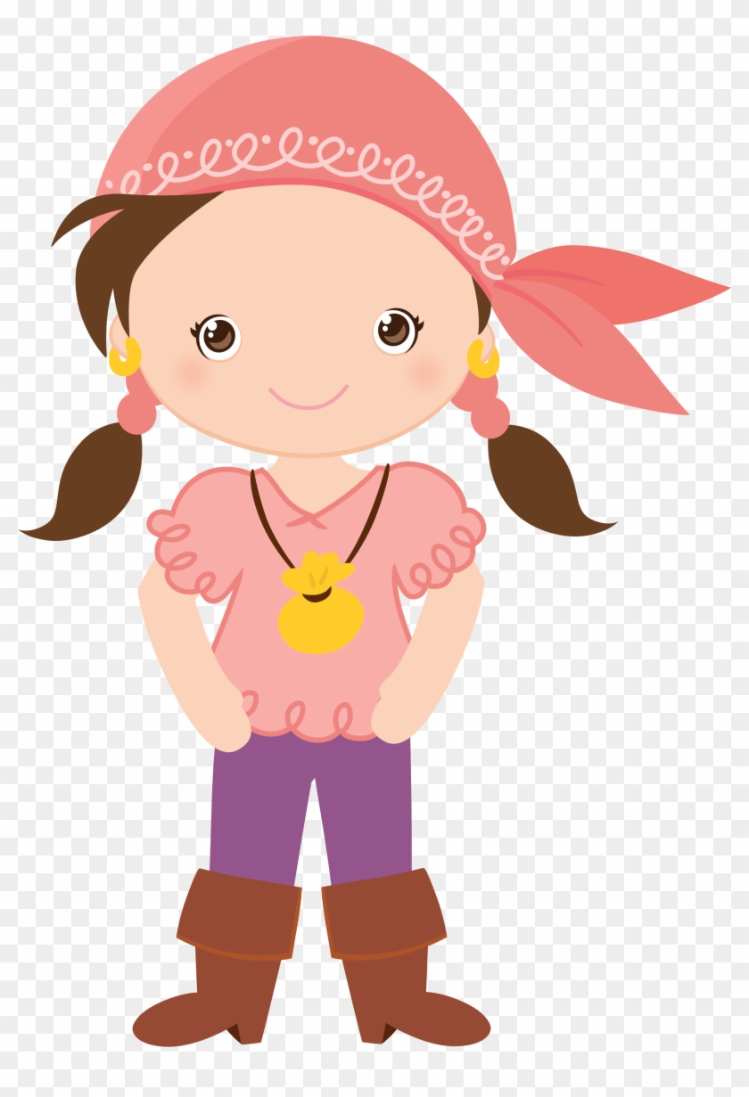 Doll Clipart Toy Shop - Pirate Clip Art Girl #1387080