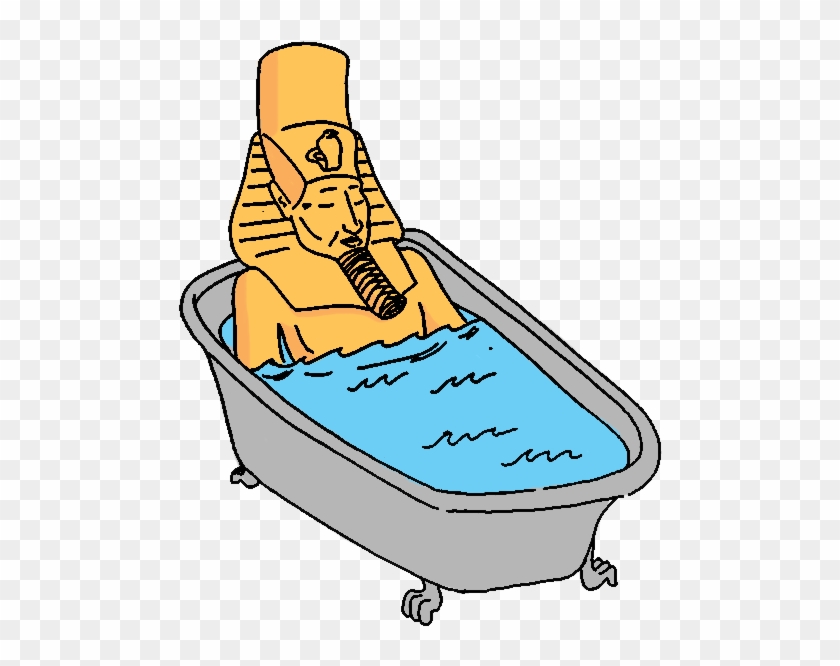 Clipart Water Cold Water - Ancient Egyptian Bathing #1387129
