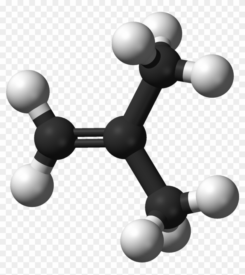 2 Methylpropene 3d Structure #1387168