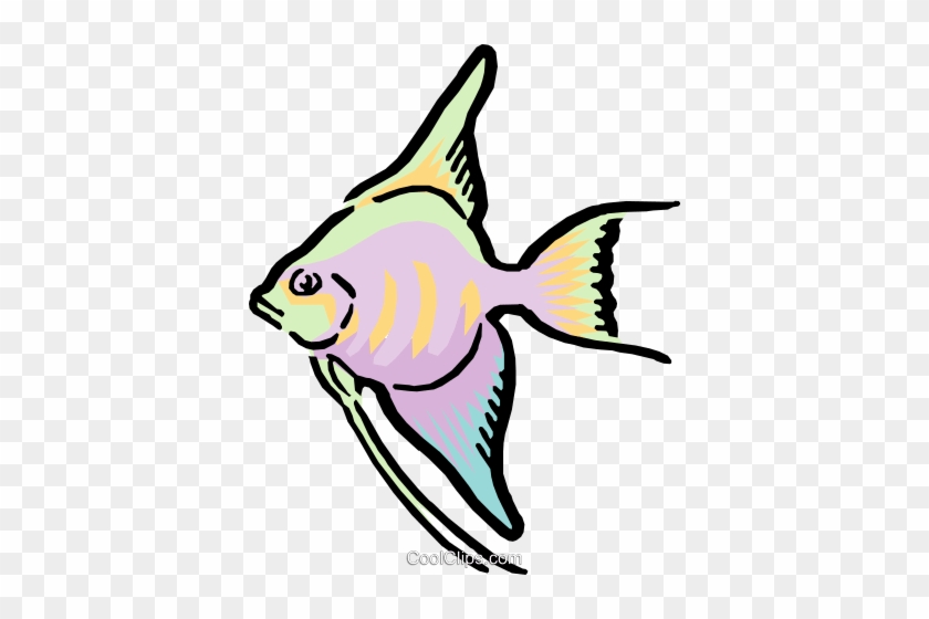 Cartoon Fish Royalty Free Vector Clip Art Illustration - Small Animated Fish #1387213