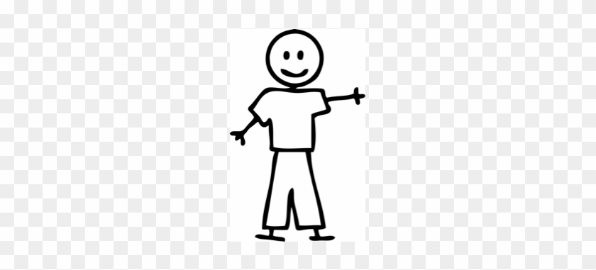 Man Vs Man Is Not Just Related To People - Clip Art Male Stick Figure #1387248