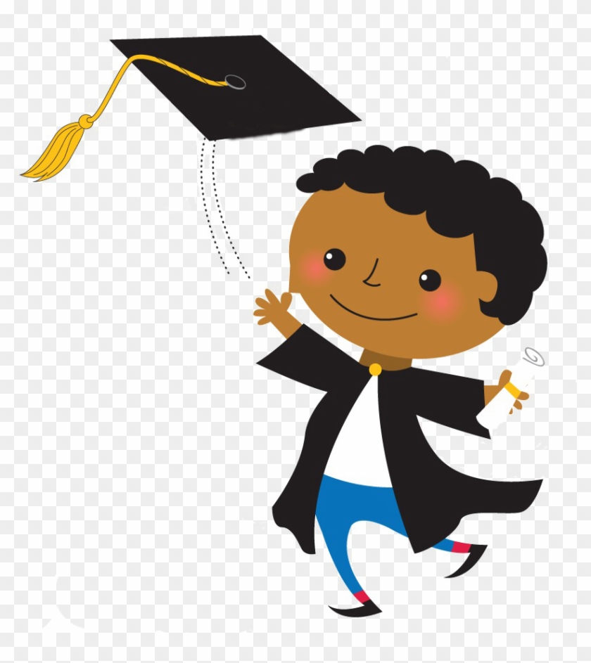 In Addition To Bookmarks, Folders And Pencils Provided - Graduate Cartoon No Background #215392