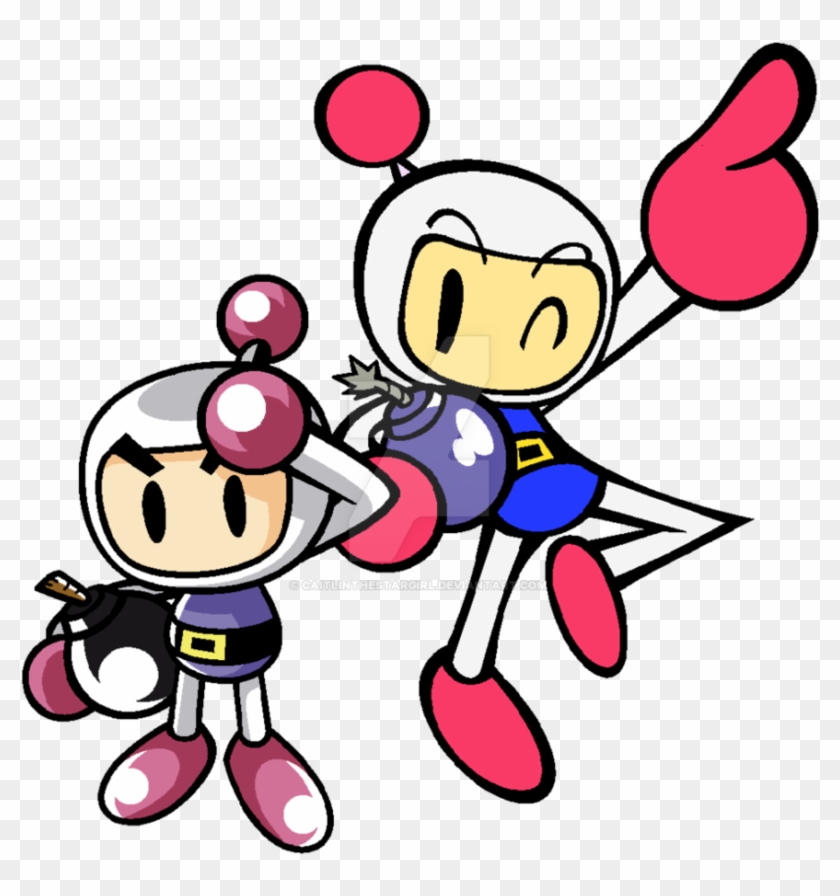 Super Bomberman Generations By Caitlinthestargirl - Super Bomberman R White Red Aqua #215403