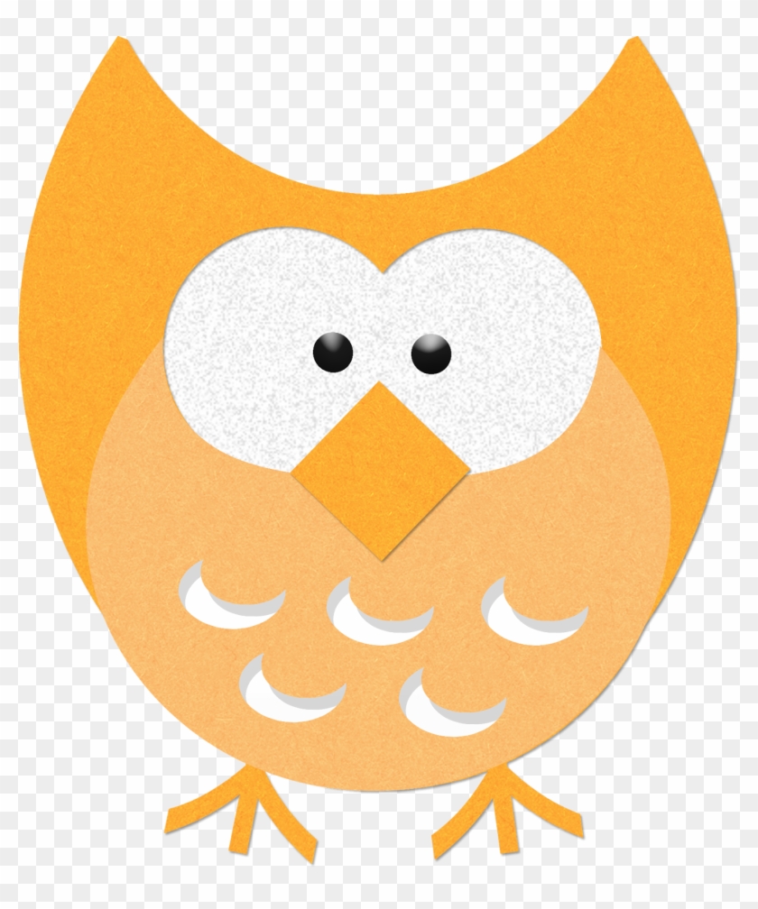 You May Place A Link On Your Blog To Share About The - Orange Owl Clip Art #215507