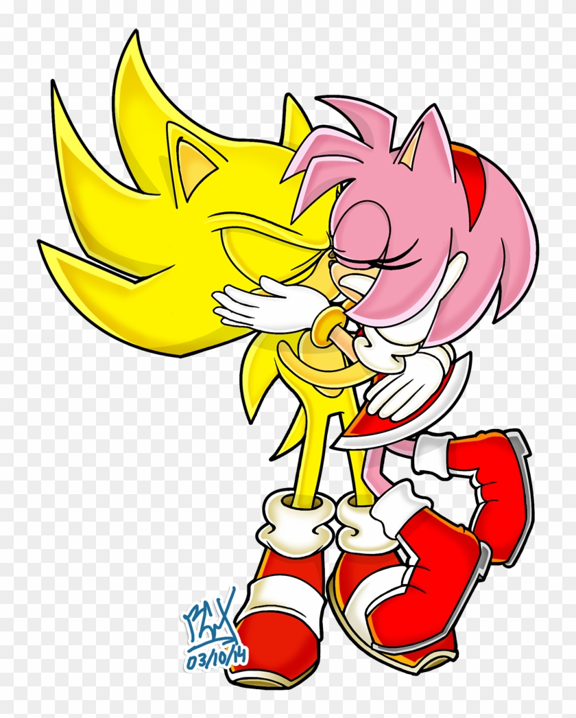 Super Sonamy - Super Sonic And Amy Kiss #215537