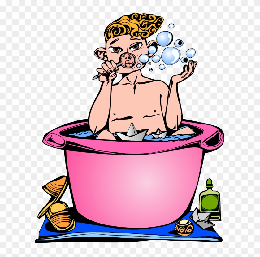 Bathroom - Wash Oneself Clipart #215933