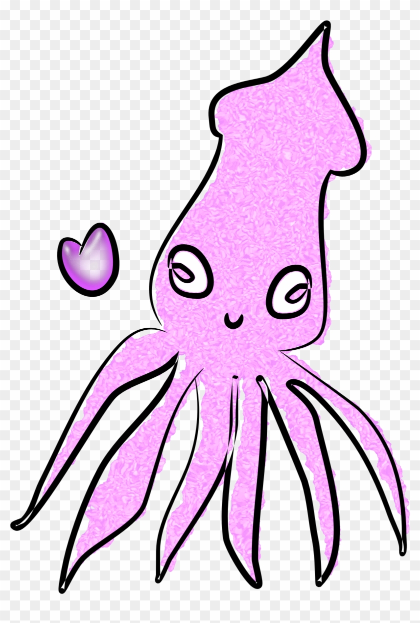 Realistic Clipart Squid - Giant Squid Cartoon Png #216075