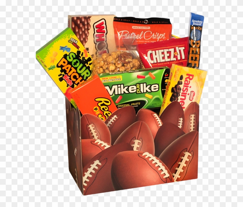 Game Day Snacks Basket Tasteful Treats - 6 Pack Large Football Basket Boxes 10.25 X 6 X 7.5 #216237