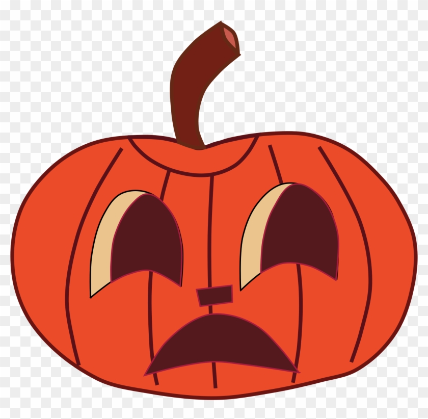 Clipart - Sad Jack O Lantern #216301