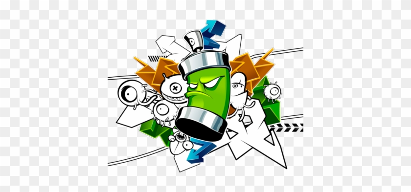 Graffiti Clipart Graffiti Spray Can Clipart - Graffiti Cartoon Spray Can #216329