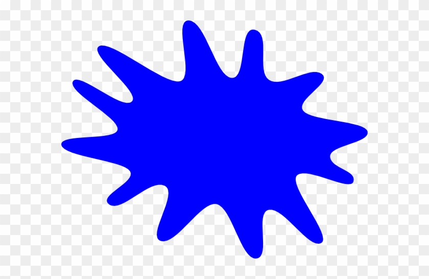 Blue Paint Splat Clip Art At Clker - Humbrol 12ml Acrylic Paint No. 239 British Racing Gloss #216321