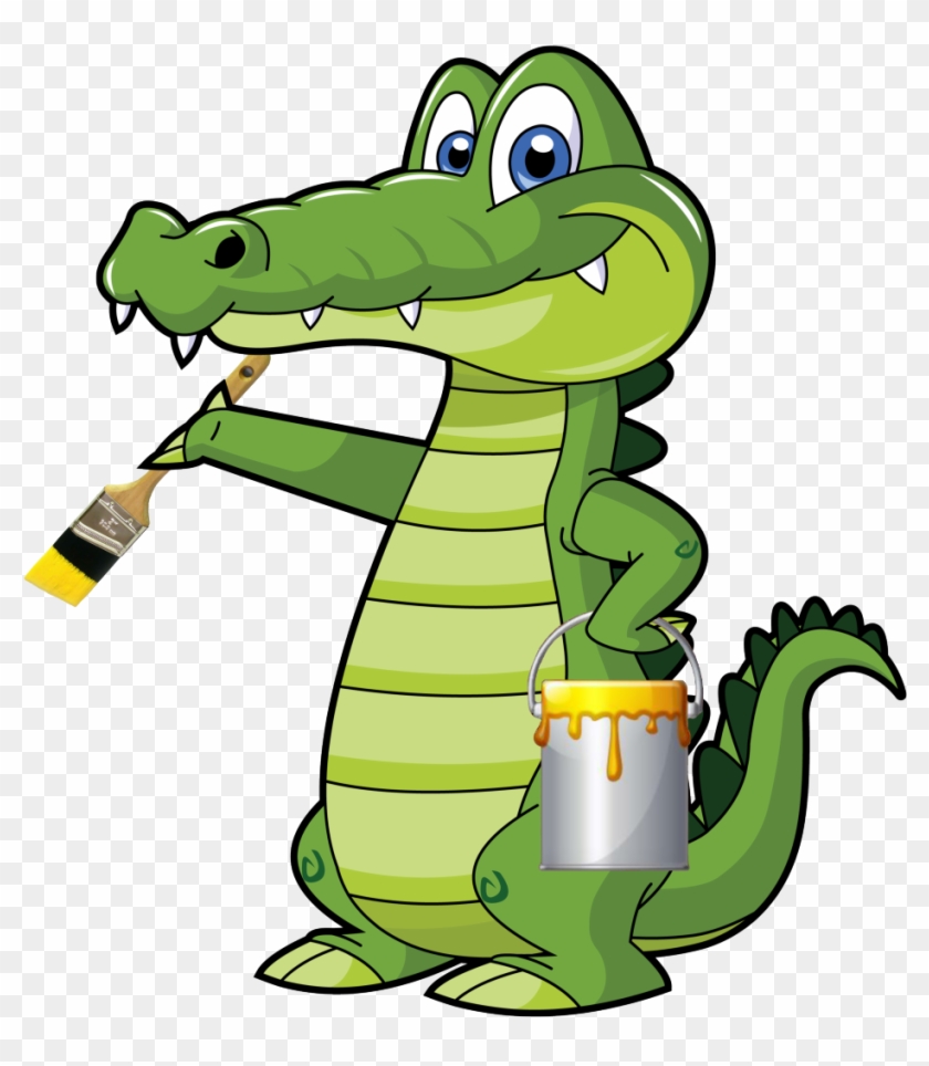 Cartoon Alligator #216356