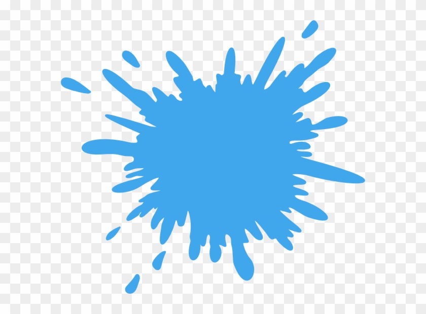 Splatter Clipart Colored Water - Splash Png #216381