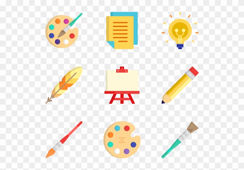 Painting Tools - Paint Brush Icon Png #216430