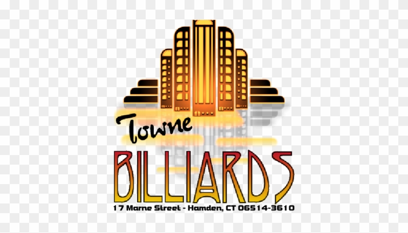 Towne Billiards - Building Art Deco Art #216511