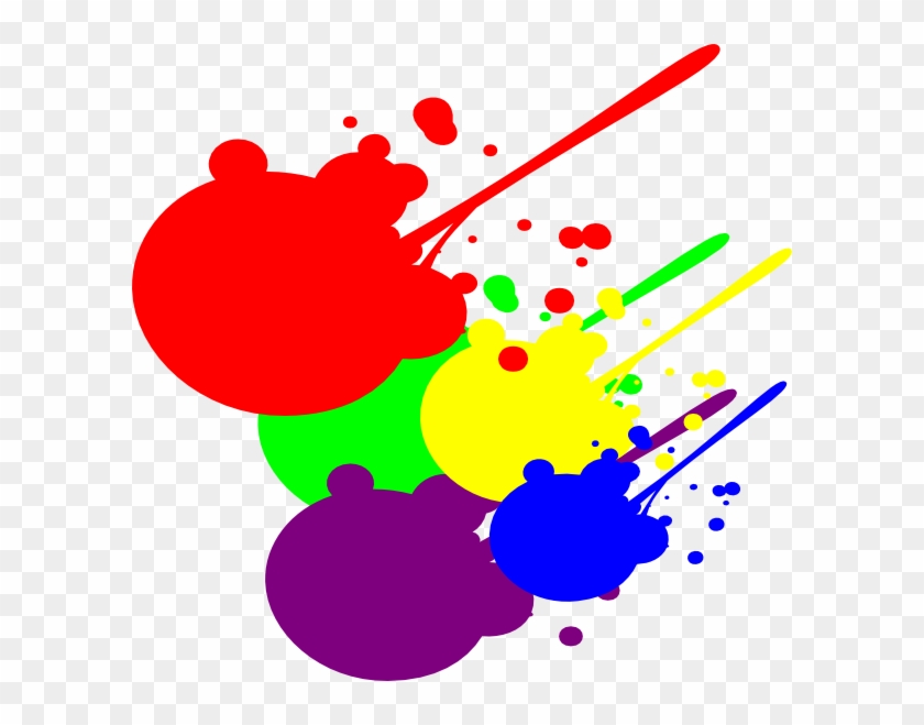 Paint Splatter Clip Art Png #216576