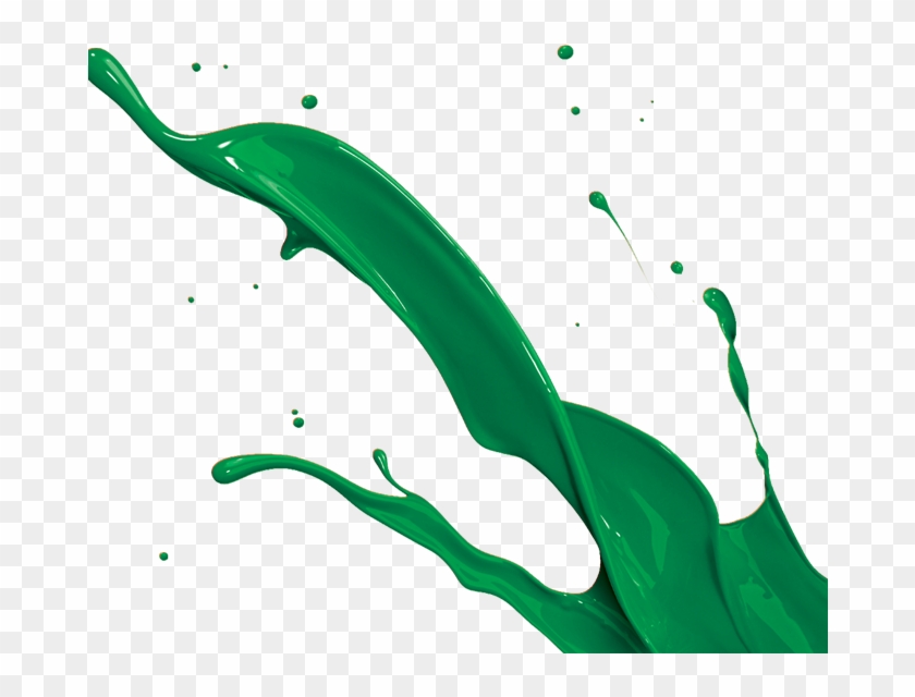 Super Power Clipart - Green Paint Splash Png #216615