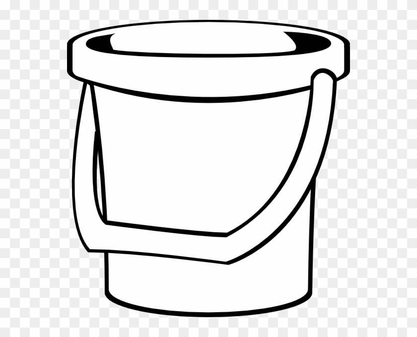 White Bucket 1 Clip Art At Clker - White Bucket Clip Art #216673