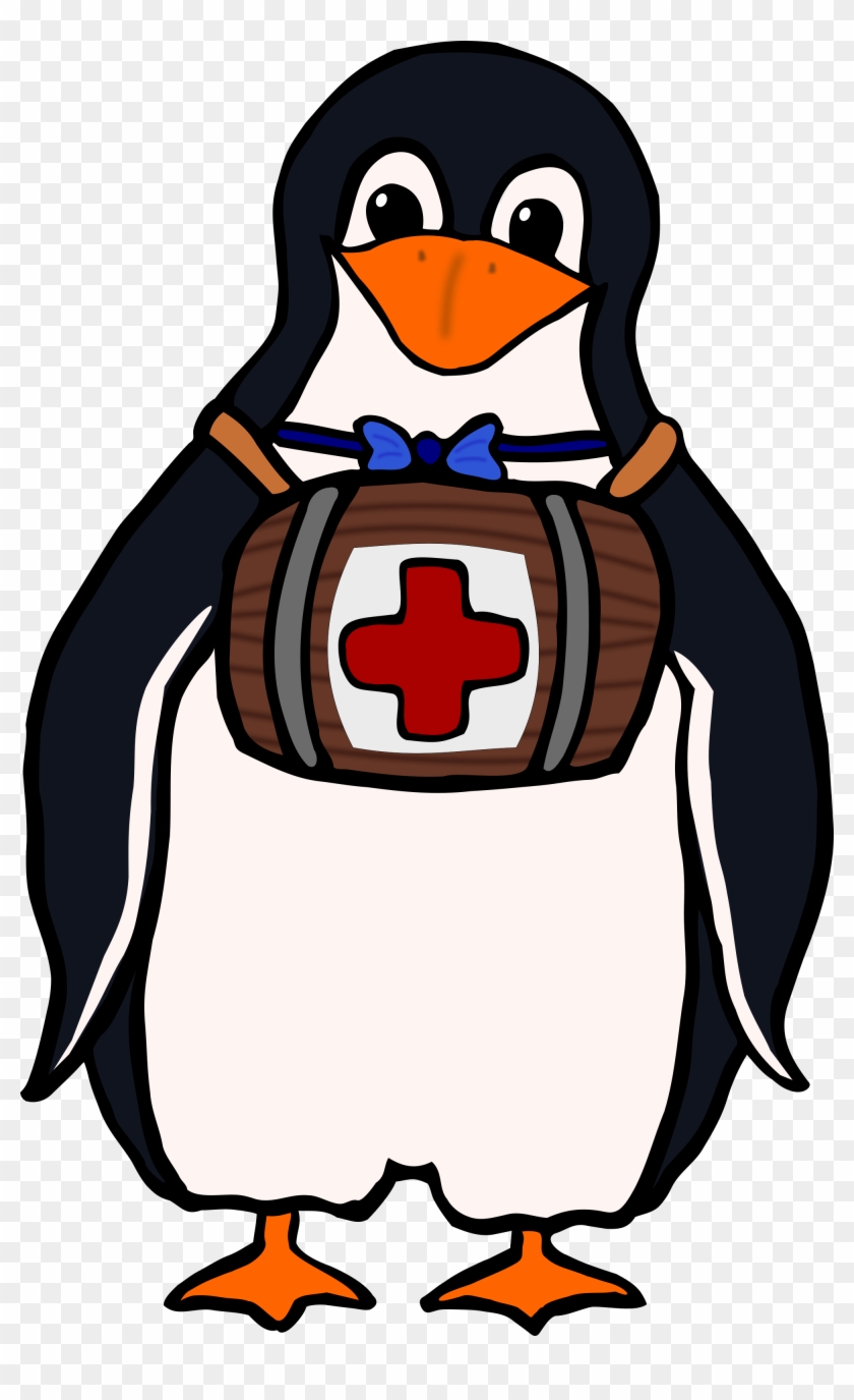 Free Download Free Penguin Red Cross Clipart - Red Cross Logo Cartoon #216691