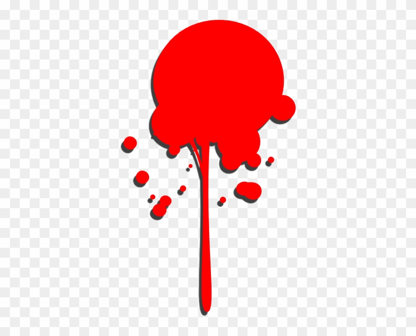 Red Paint Drip Png #216724
