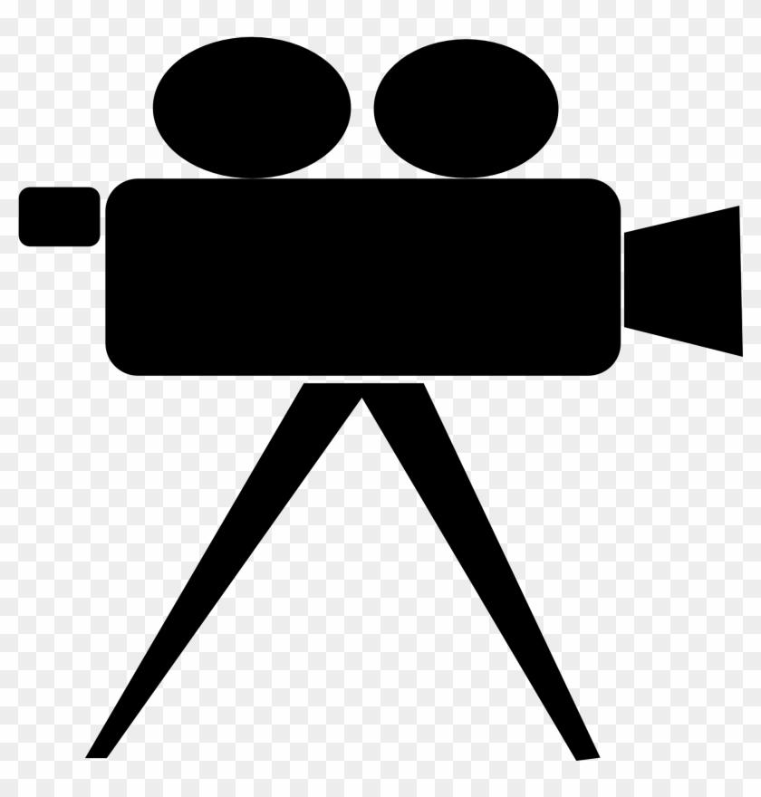 Video Camera Clipart Clipart - Black And White Video Camera #216739