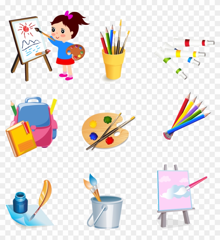 Drawing Painting Clip Art - Vector #216746