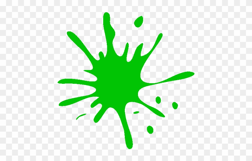 Clip Arts Related To - Green Paint Splash Clipart #216773