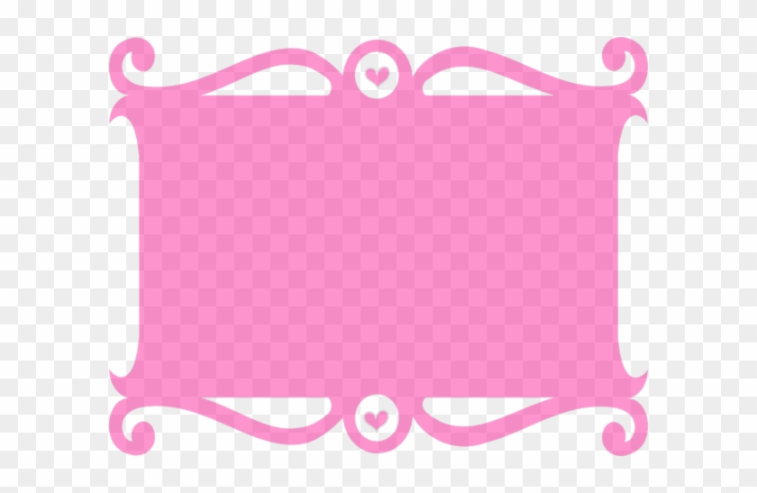 Frame Pink Heart Clip Art - Pink Doodle Frame Png #216847