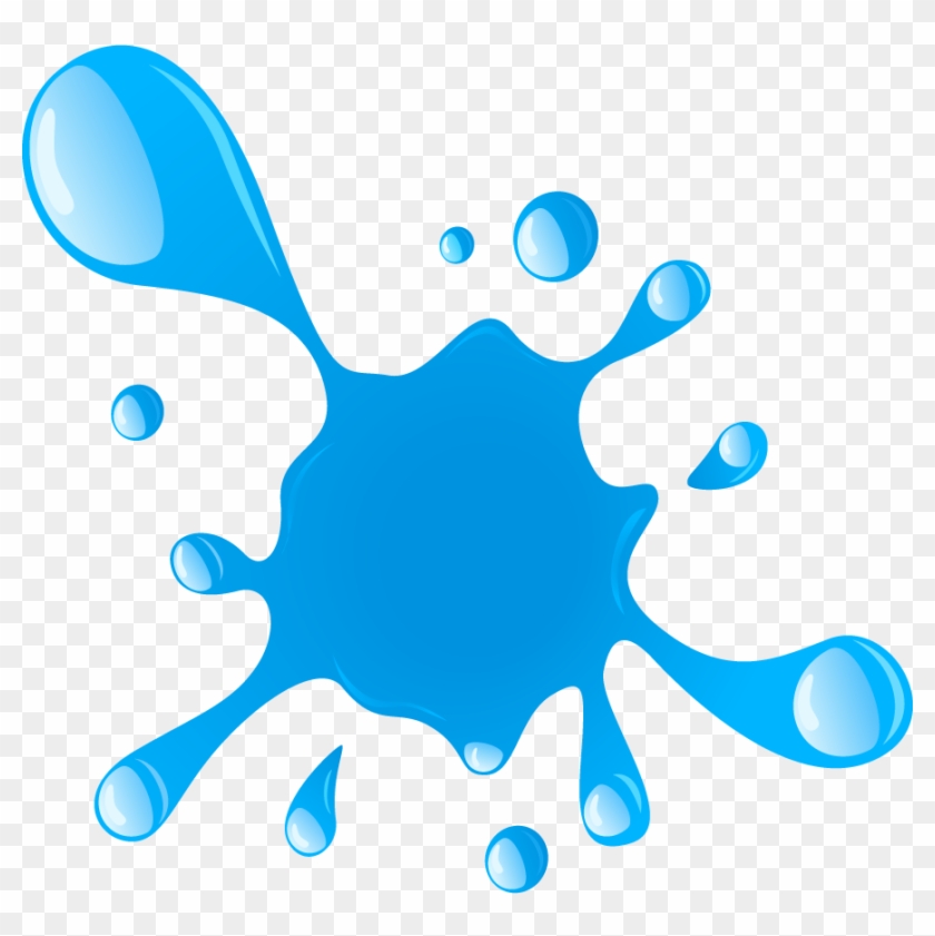 Splat Clip Art - Blue Slime Transparent Pictire #216904