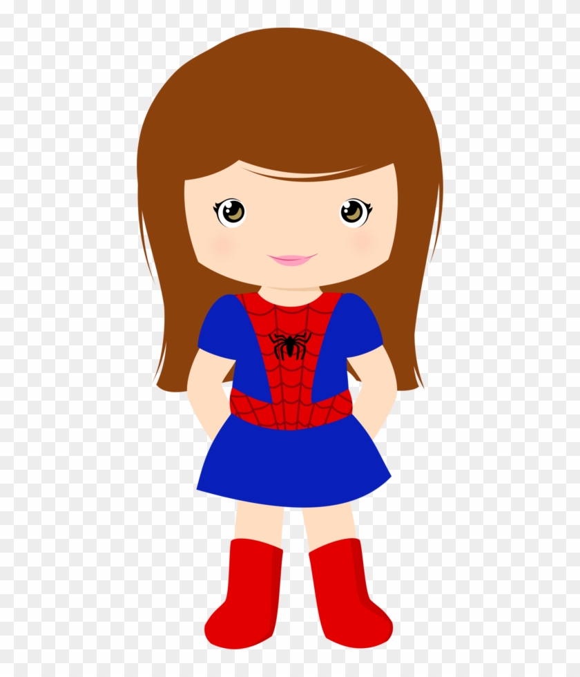Clip Art - Spidergirl Clipart #216948