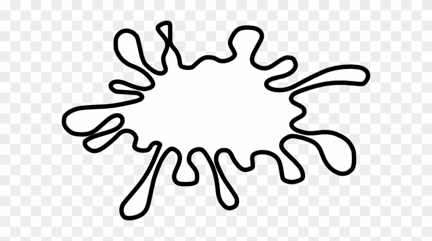 Dark Outline Splat Clip Art At Clker - Dark Outline Splat Clip Art At Clker #216950