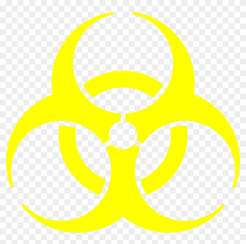 Biohazard Symbol バイオ ハザード マーク 黄 Free Transparent Png Clipart Images Download