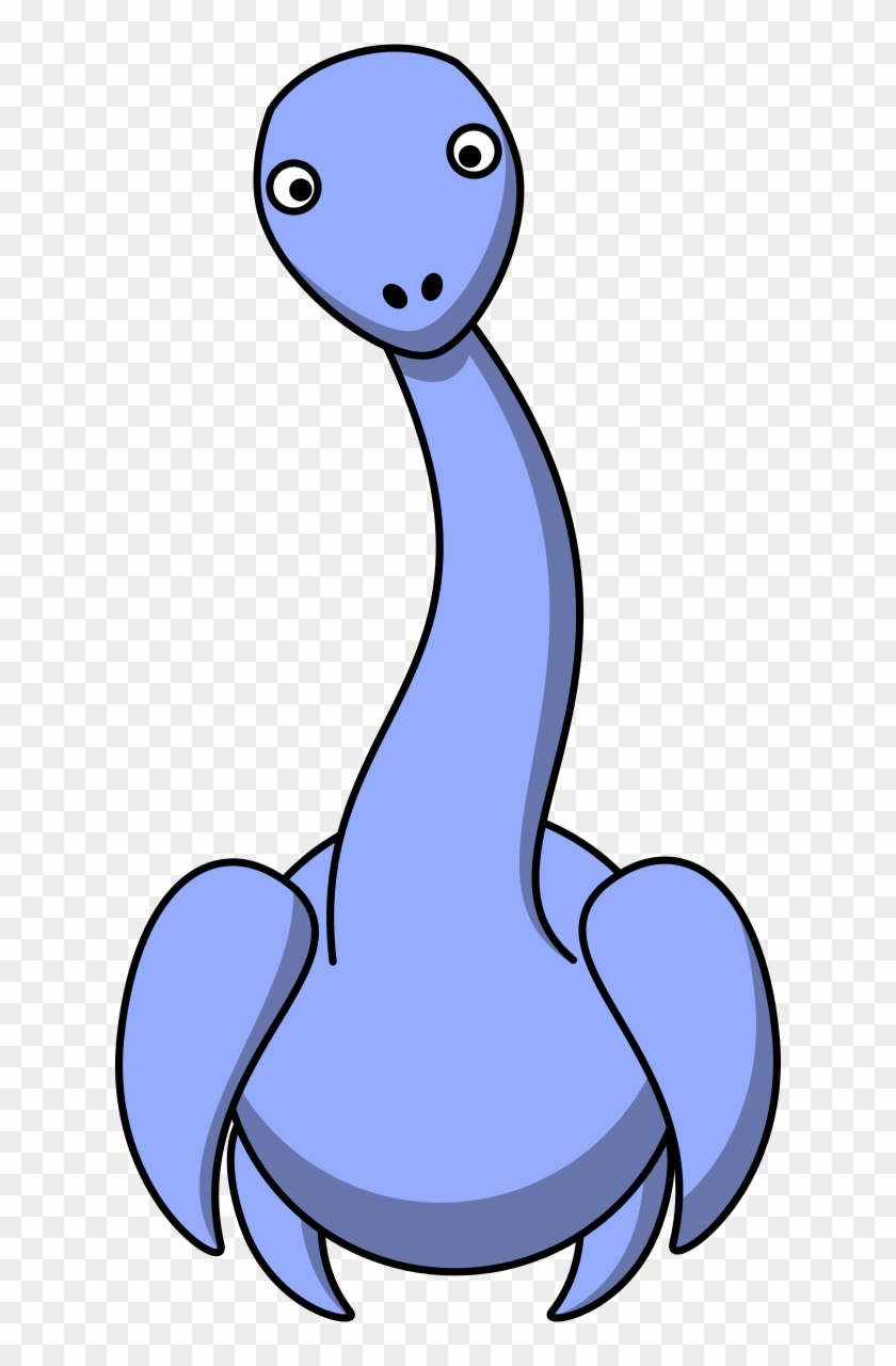 Free Vector Studiofibonacci Cartoon Plesiosaur Clip - Loch Ness Monster Cartoon Png #217090