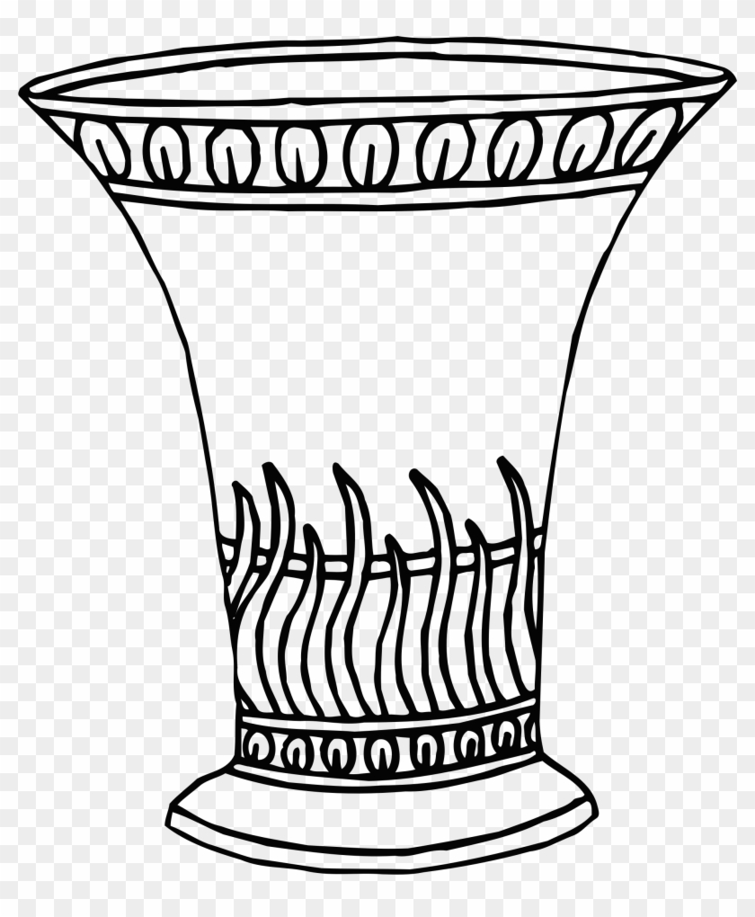 Vase Clipart Line Drawing - Vase Drawing #217141