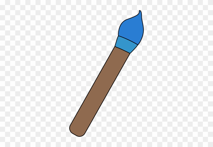 Blue Art Paint Brush - Paint Brush Clip Art Purple #217176
