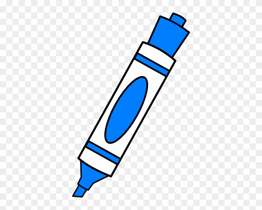 Blue Color Marker Clip Art - Color Blue Clip Art #217218